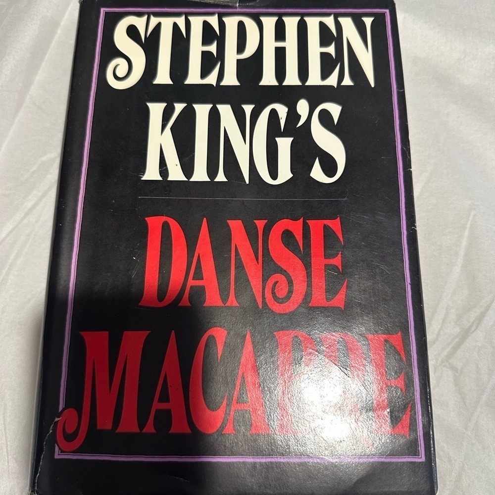 Stephen King Danse Macabre Hardcover 1981 Book Club Edition Horror Non-Fiction